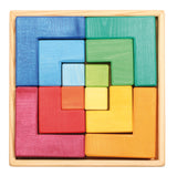 Square Puzzle with Template
