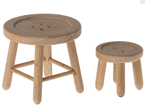 Table and Stool Set