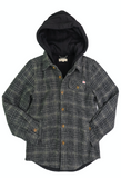 Glen Hooded Shirt