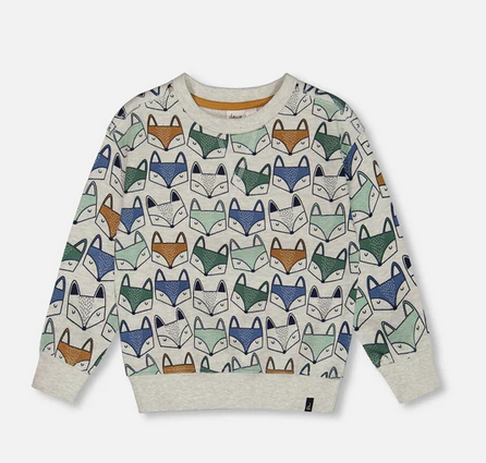 Printed Fleece Sweatshirt