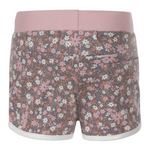Grey/Pink flower shorts