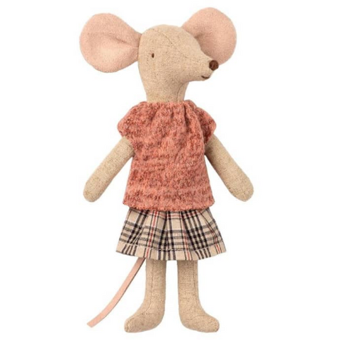 Maileg Mom Mouse in Skirt and Top