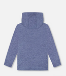 Brushed Jersey Hooded T-Shirt with Print