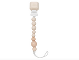 Silicone & Wood Pacifier Clip