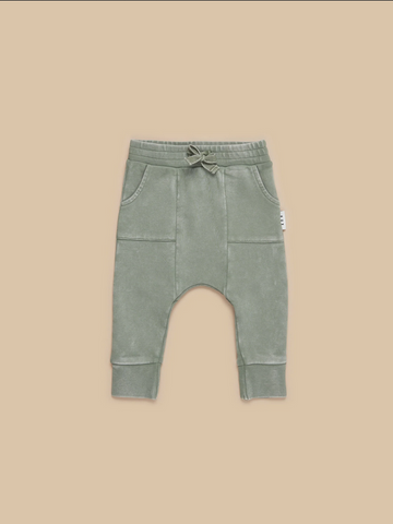 Vintage Fern Pocket Drop Crotch Pants